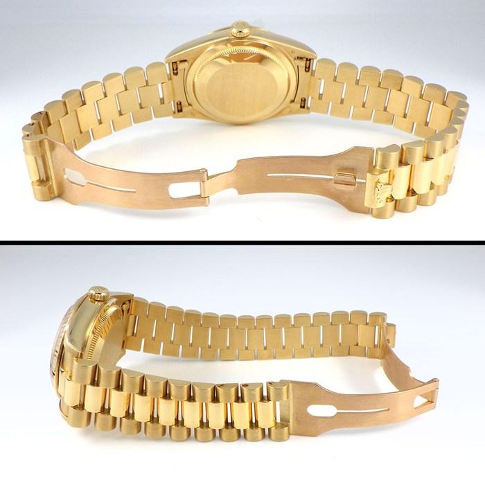 Rolex Day-Date Yellow Gold Diamond Gold Dial 36mm 1997