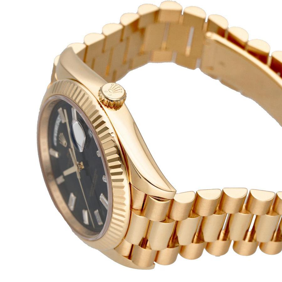5356d65d-d407-4856-b815-af892366c6fc-large Rolex Day-Date Yellow Gold Black Dial 40mm 2020
