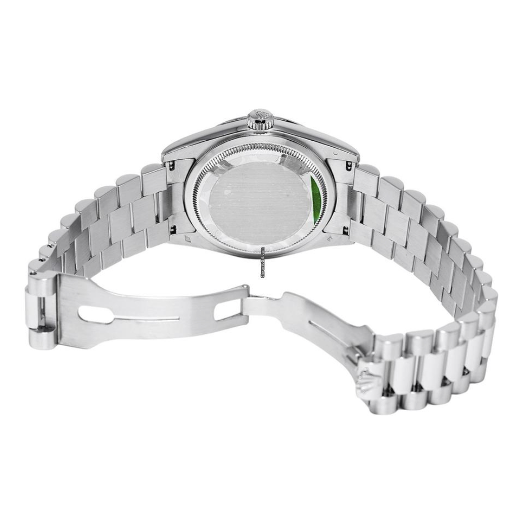 Screenshot 2026-02-26 at 7.22.58 PM Rolex Day-Date Platinum Diamond Silver Dial 36mm