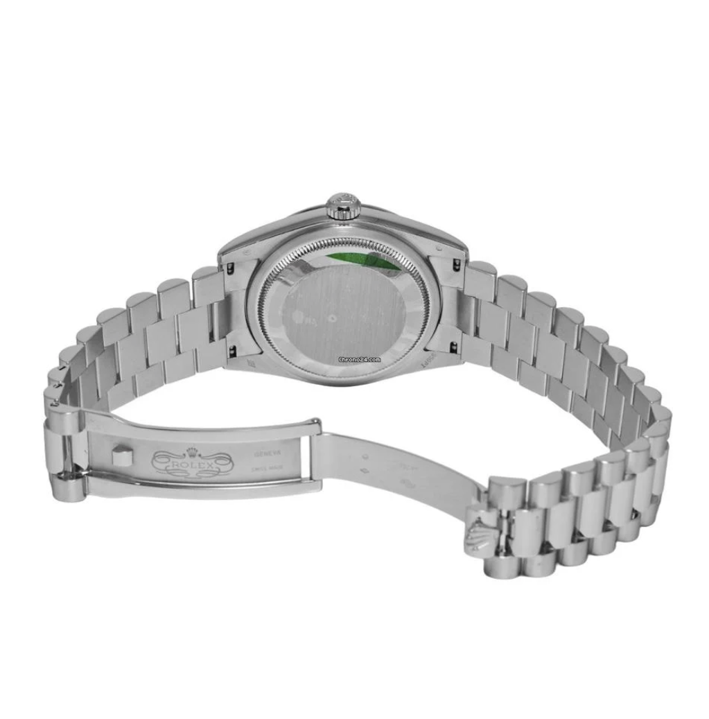 Rolex Day-Date Platinum Silver Dial 36mm 2007