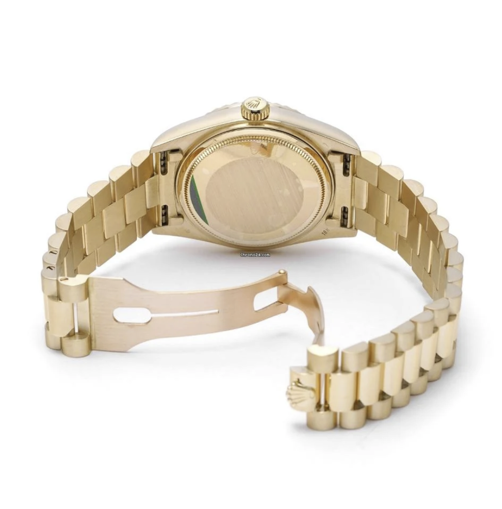 Rolex Day-Date Yellow Gold Diamond Gold Dial 36mm