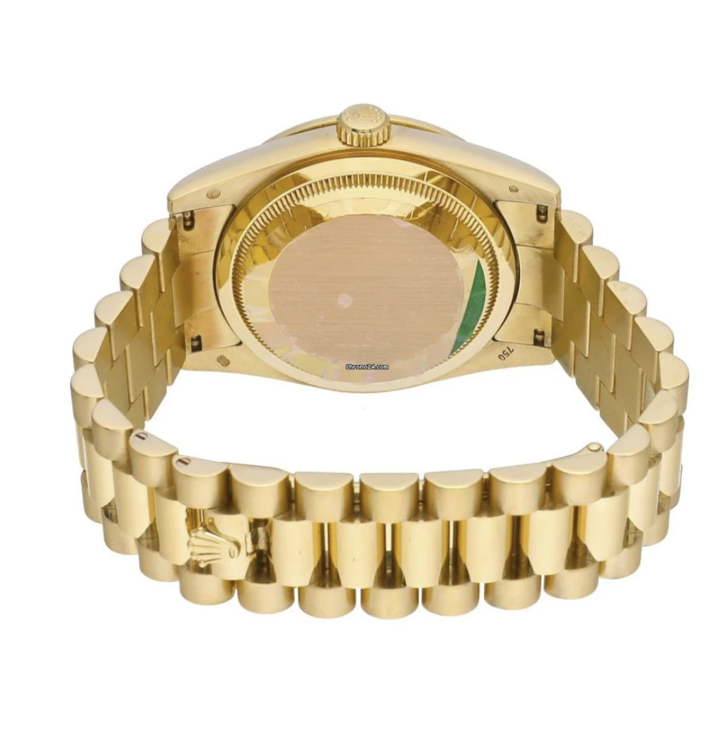 Rolex Day-Date Yellow Gold Diamond Gold Dial 36mm 2009