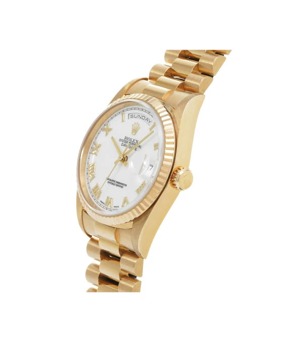 rolex-1996-36mm-day-date-white-dial-18238-with-yellow-gold-case-bezel-and-president-bracelet_imageGallery1-resize_images Rolex Day-Date Yellow Gold White Dial 36mm 1996