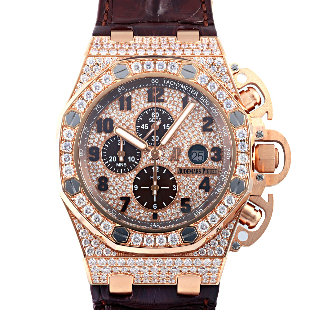 Royal Oak Offshore Chronograph Rose gold Diamond 48mm 2015