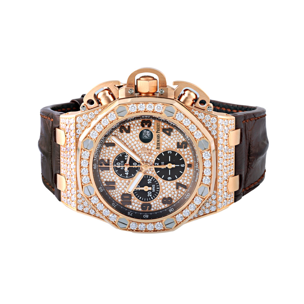 Royal Oak Offshore Chronograph Rose gold Diamond 48mm 2015