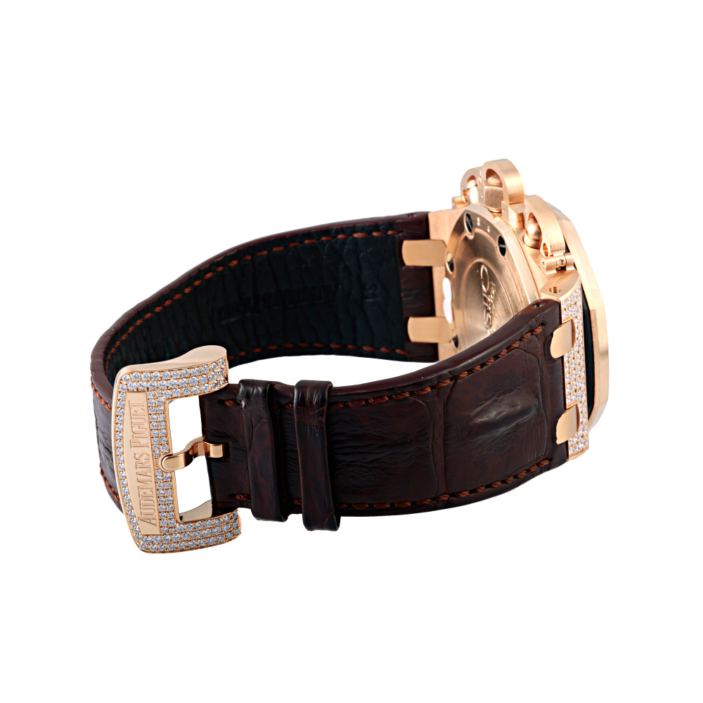 Royal Oak Offshore Chronograph Rose gold Diamond 48mm 2015