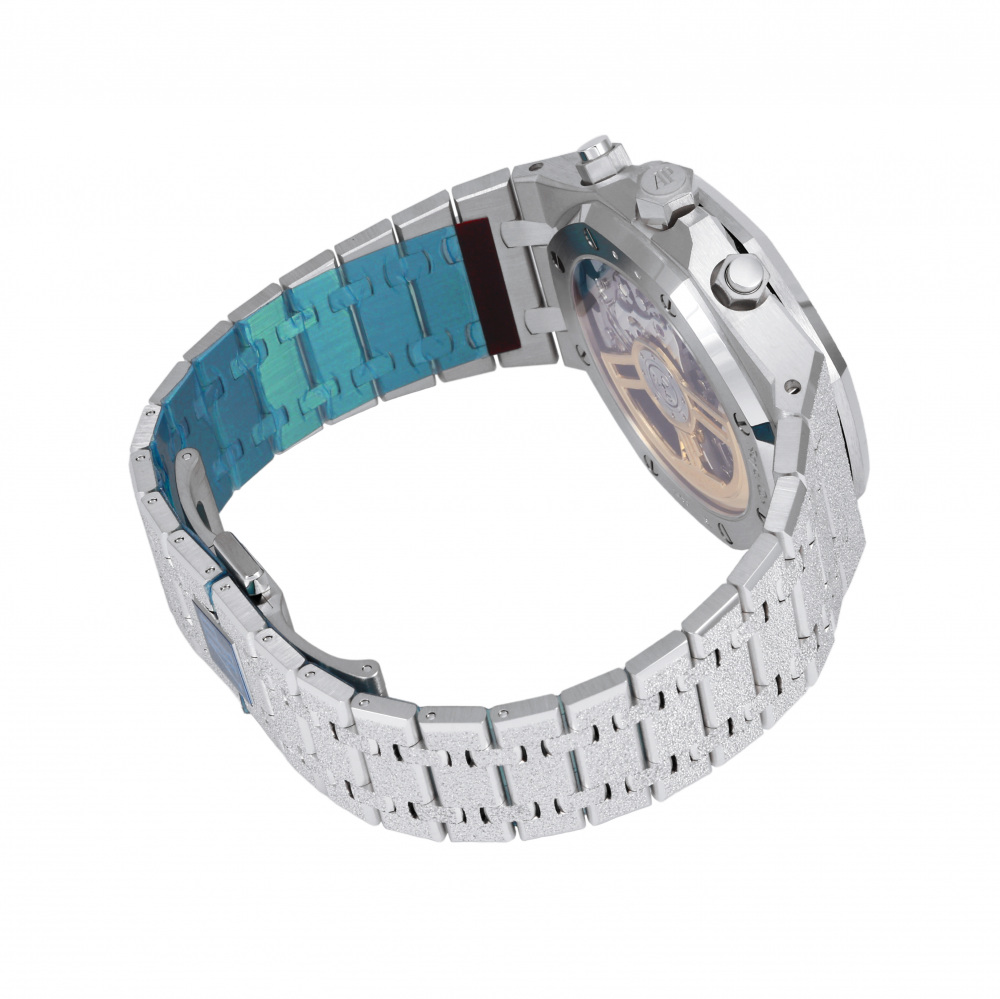 w227303-4 Royal Oak Frosted gold Chronograph White gold 41mm 2023