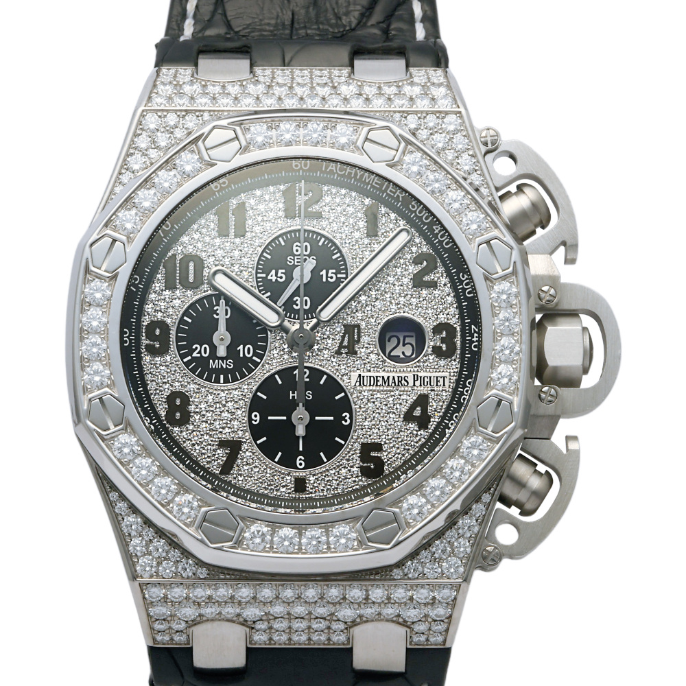 Royal Oak Offshore Chronograph White gold Diamond 48mm