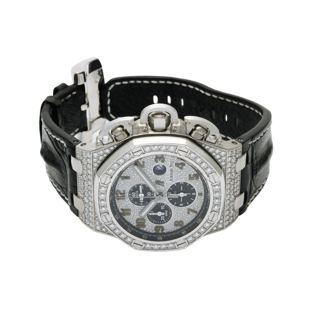 Royal Oak Offshore Chronograph White gold Diamond 48mm