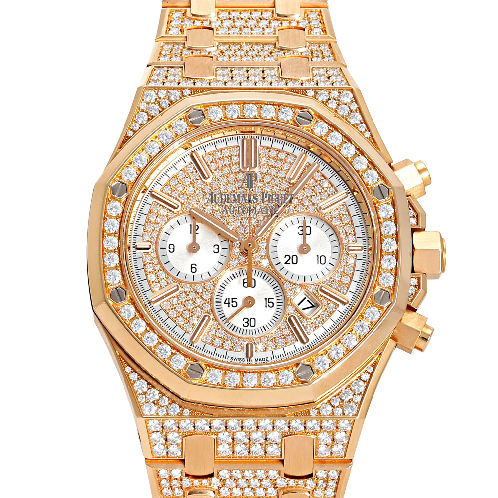 w239349-1 Royal Oak Chronograph Rose gold Diamond 41mm 2019