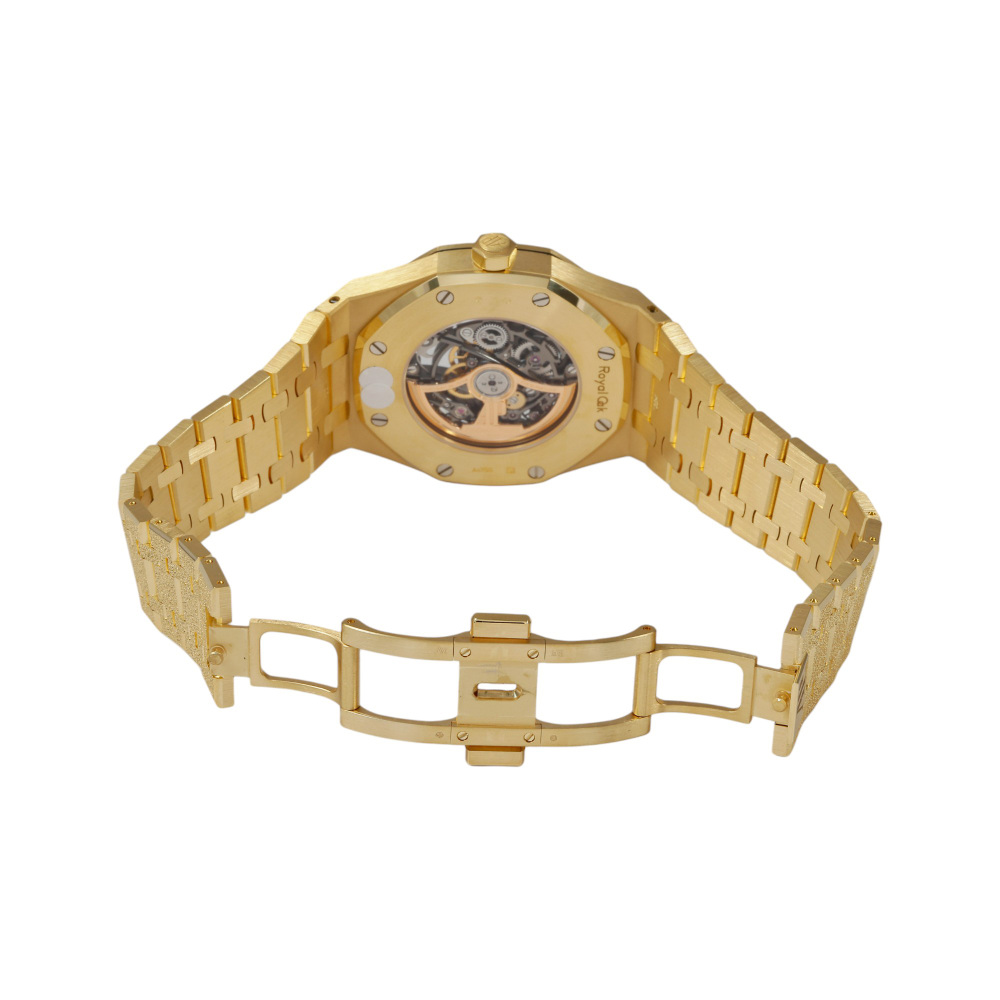 Royal Oak Double balance wheel Open work Japan only Yellow gold 41mm 2022