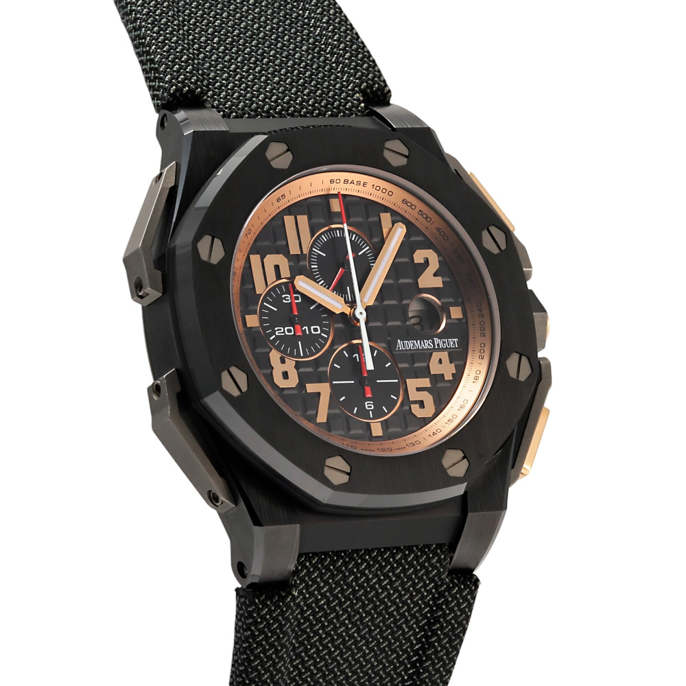 Royal Oak Offshore Chronograph The Legacy Arnold Schwarzenegger Collaboration Limited to 1500 copies in the world Ceramic 48mm 2013