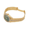 Rolex Day-Date Yellow Gold Green Rome Dial Diamond Bezel 36mm 2024