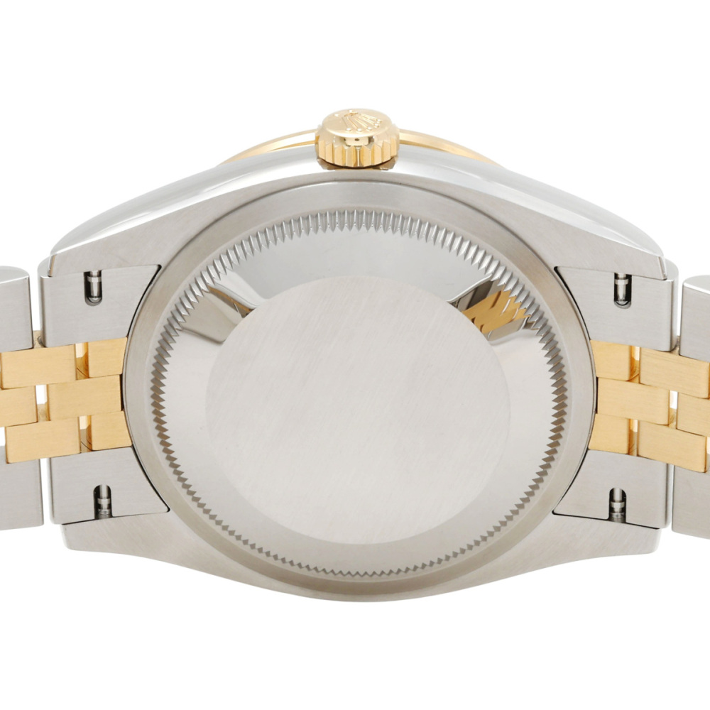 Rolex Datejust Two Tone Yellow Gold Silver Diamond Dial 36mm 2022