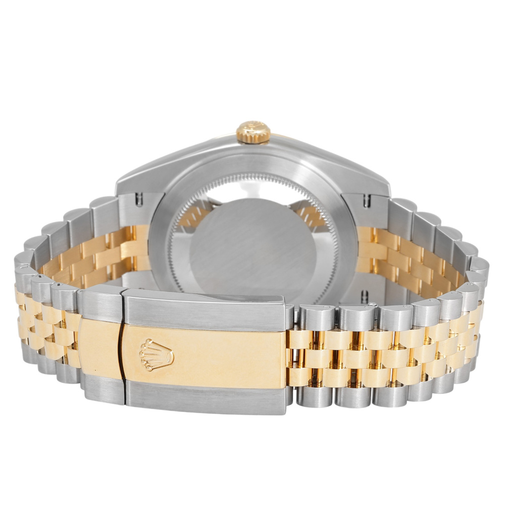 w258554-5 Rolex Datejust Two Tone Yellow Gold Diamond Gold Dial 41mm 2024