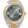 Rolex Datejust Two Tone Yellow Gold Wimbledon Dial 41mm 2022