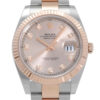 Rolex Datejust Two Tone Rose Gold Sundust Diamond Dial 41mm 2022
