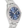 Rolex Datejust Two Tone White Gold Blue Diamond Dial 36mm 2019