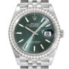 Rolex Datejust Two Tone White Gold Green Dial 36mm 2026