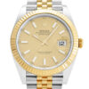 Rolex Datejust Two Tone Yellow Gold Gold Dial 41mm 2024
