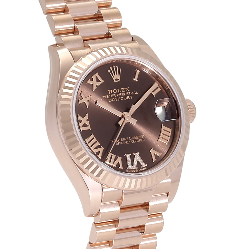 Rolex Datejust Rose Gold Chocolate Dial 31mm 2022