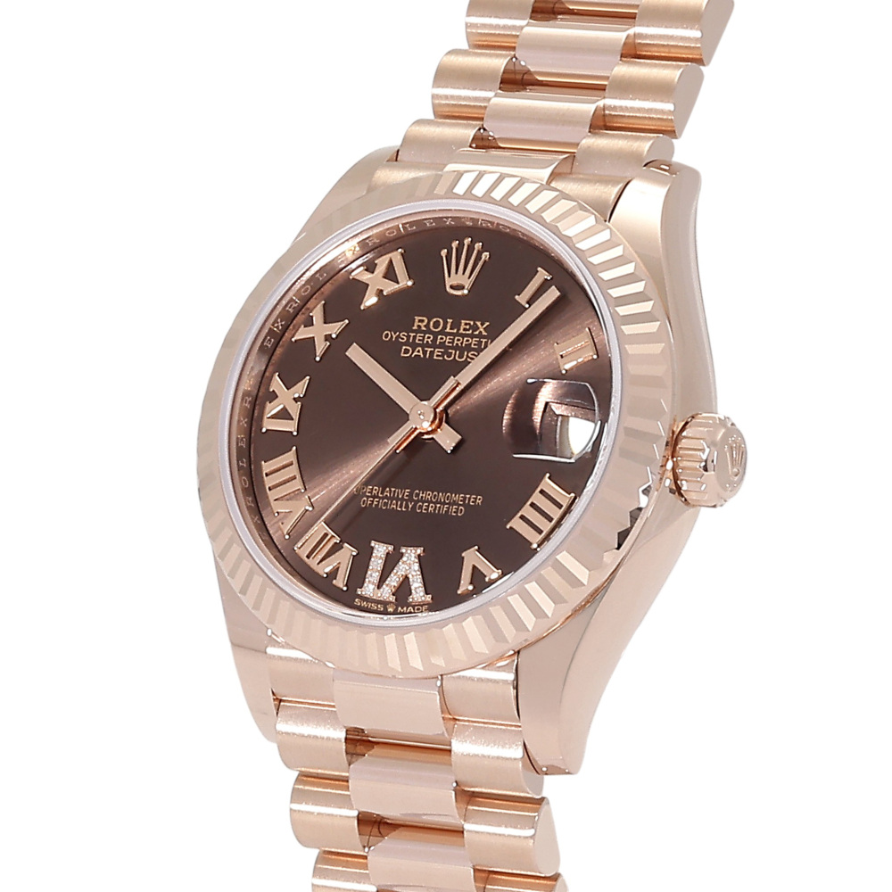 Rolex Datejust Rose Gold Chocolate Dial 31mm 2022