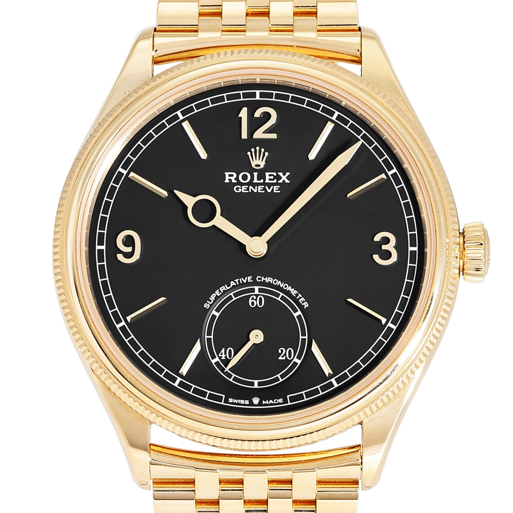 Perpetual 1908 39mm yellow gold black dial 2025 - 52508