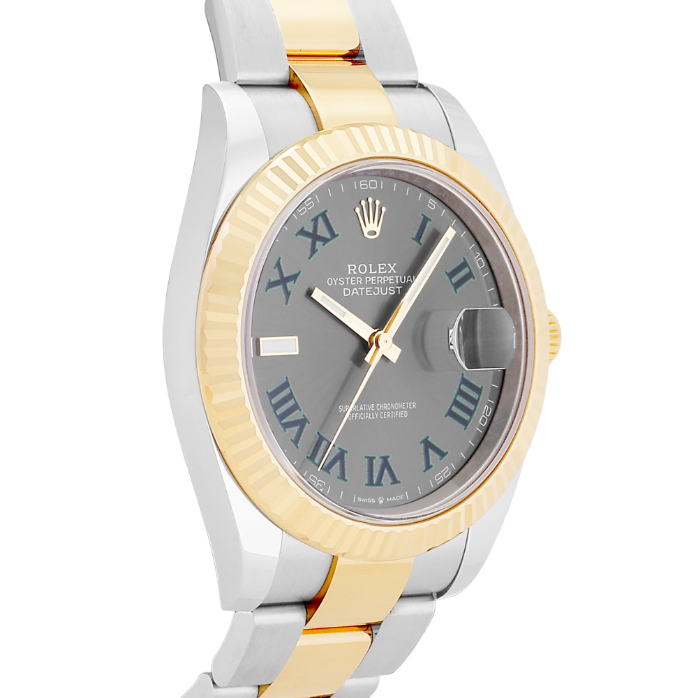 w262423-3 Rolex Datejust Two Tone Yellow Gold Wimbledon Dial 41mm 2024