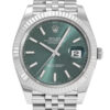 w263214-2 Rolex Datejust Two Tone White Gold Mint Green Dial 41mm 2023
