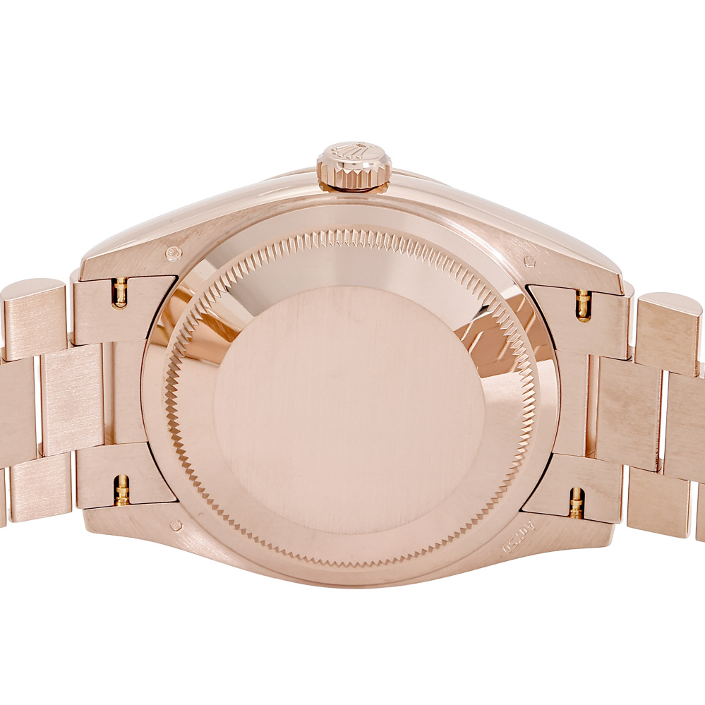 Rolex Day-Date Rose Gold Rose Dial Diamond Bracelet 36mm 2019