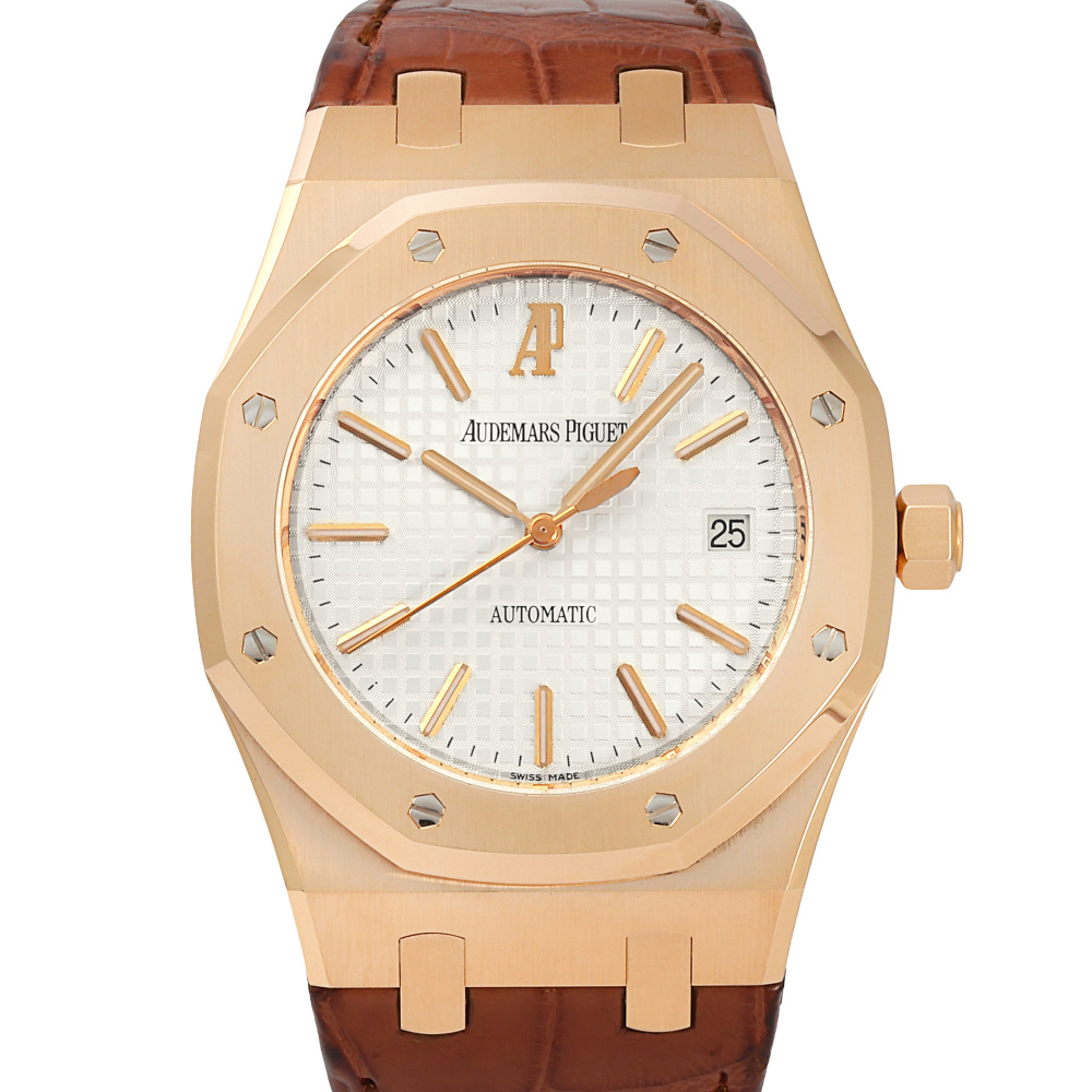 w263242-1 Royal Oak Automatic 39mm Rose gold Crocodile skin 2010