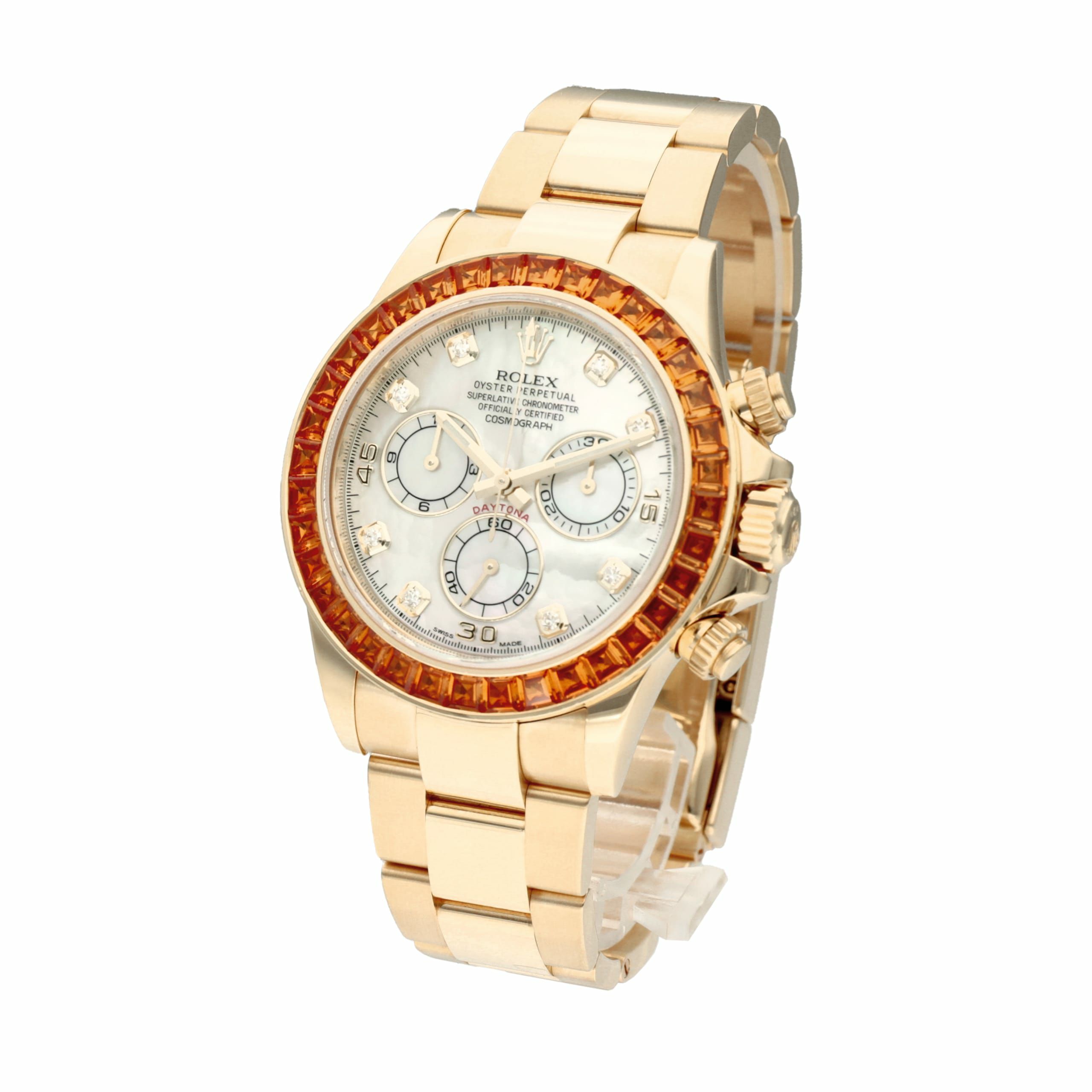 0477494f-a56b-4e24-8f07-249d9a54b51f-large Daytona Yellow Gold Mother of Pearl Dial Diamond Bezel 40mm 2019