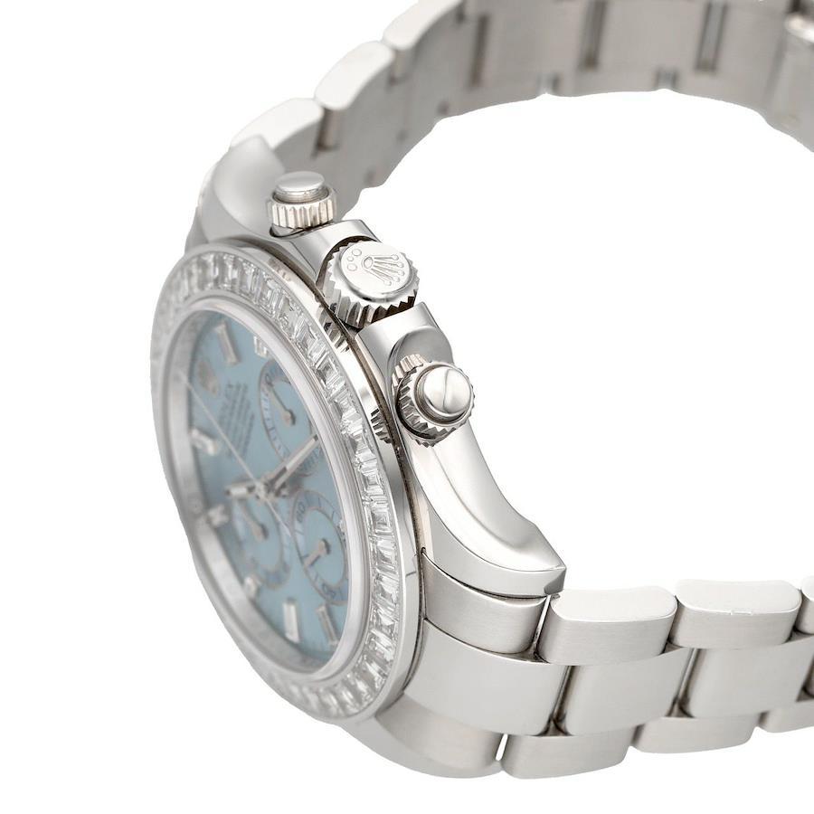 Daytona Platinum Ice Blue Dial Diamond Bezel 40mm 2018