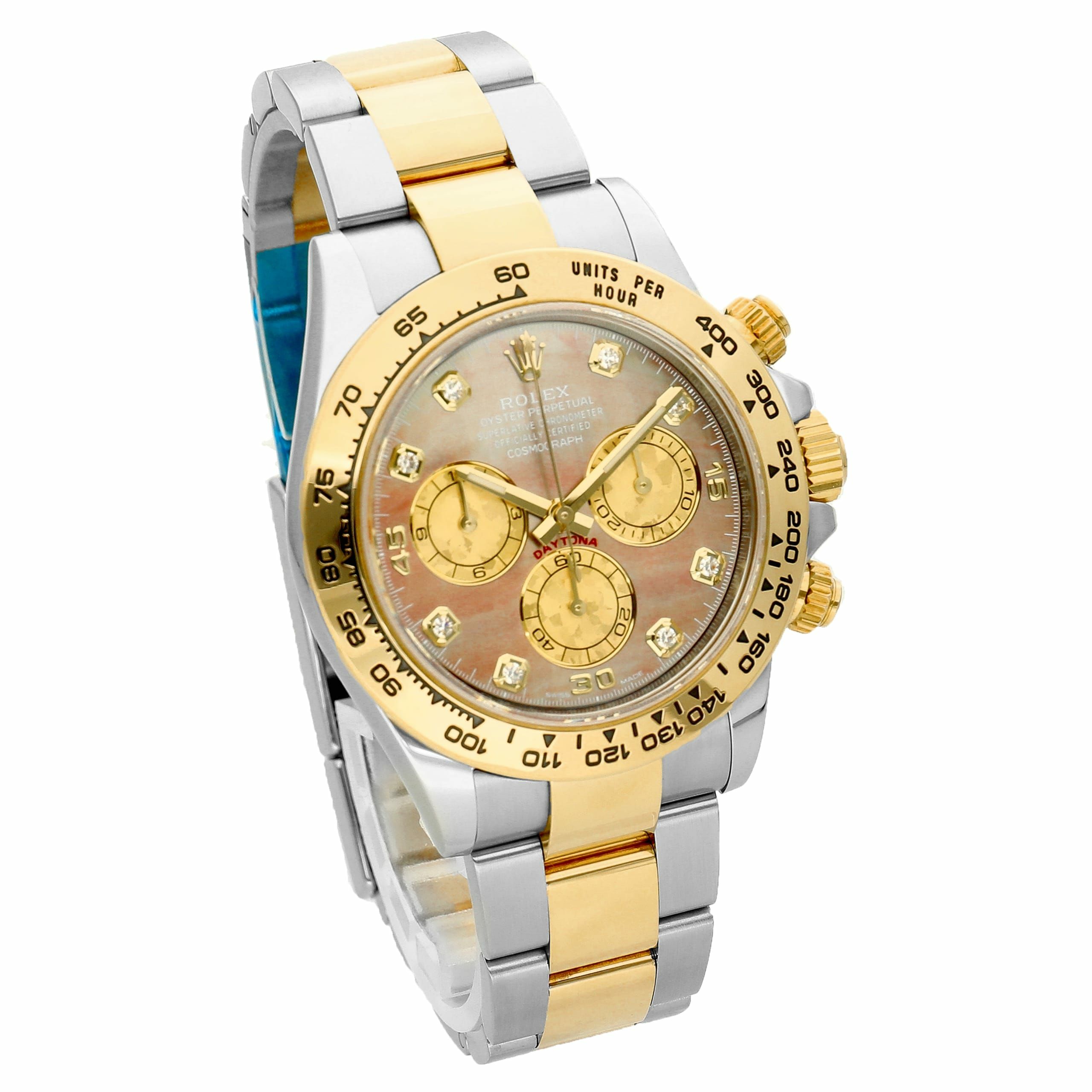 53246396-316a-453a-b9f1-6a8d527b3de0-large Daytona Yellow Gold Steel Black Shell Dial 40mm 2019