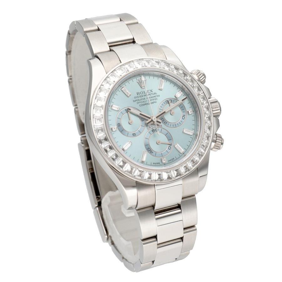 Daytona Platinum Ice Blue Dial Diamond Bezel 40mm 2018