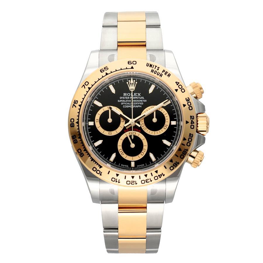 Daytona Yellow Gold Steel Two Tone Black Dial 40mm 2026