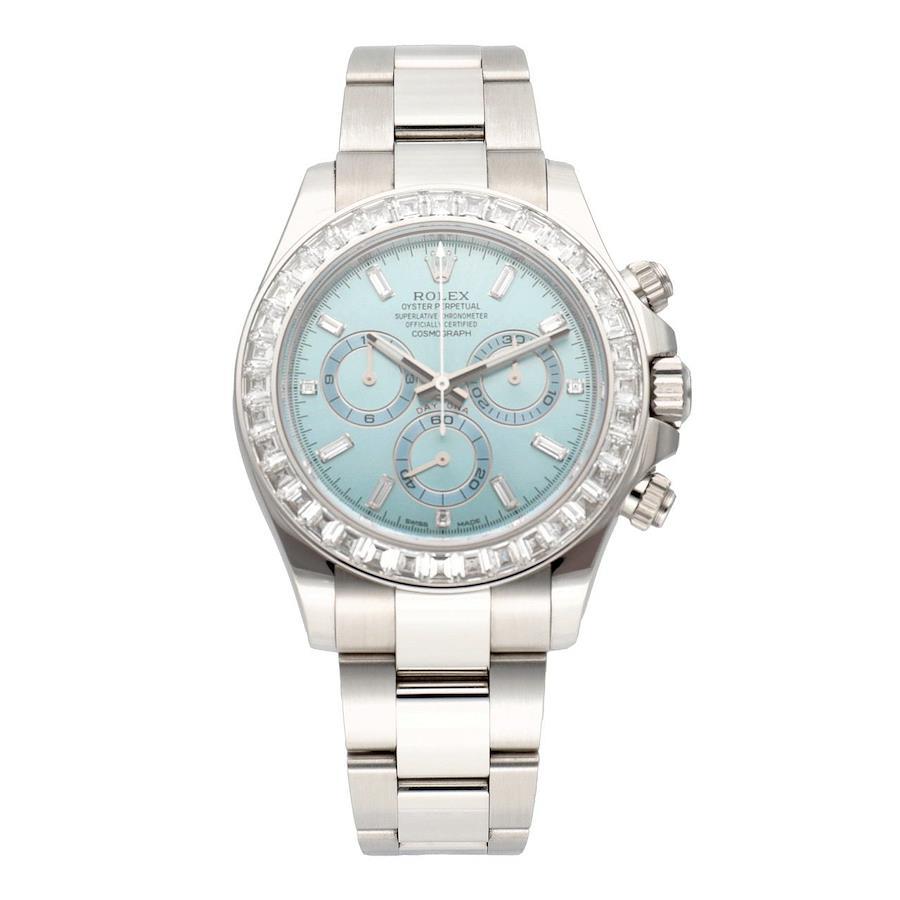 Daytona Platinum Ice Blue Dial Diamond Bezel 40mm 2018