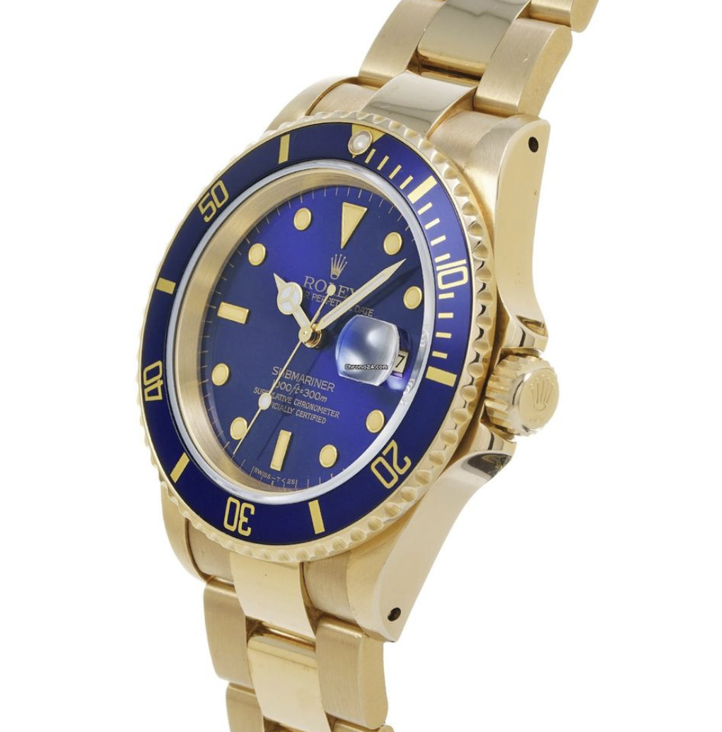 Submariner Date Yellow Gold Blue Dial 40mm 2012
