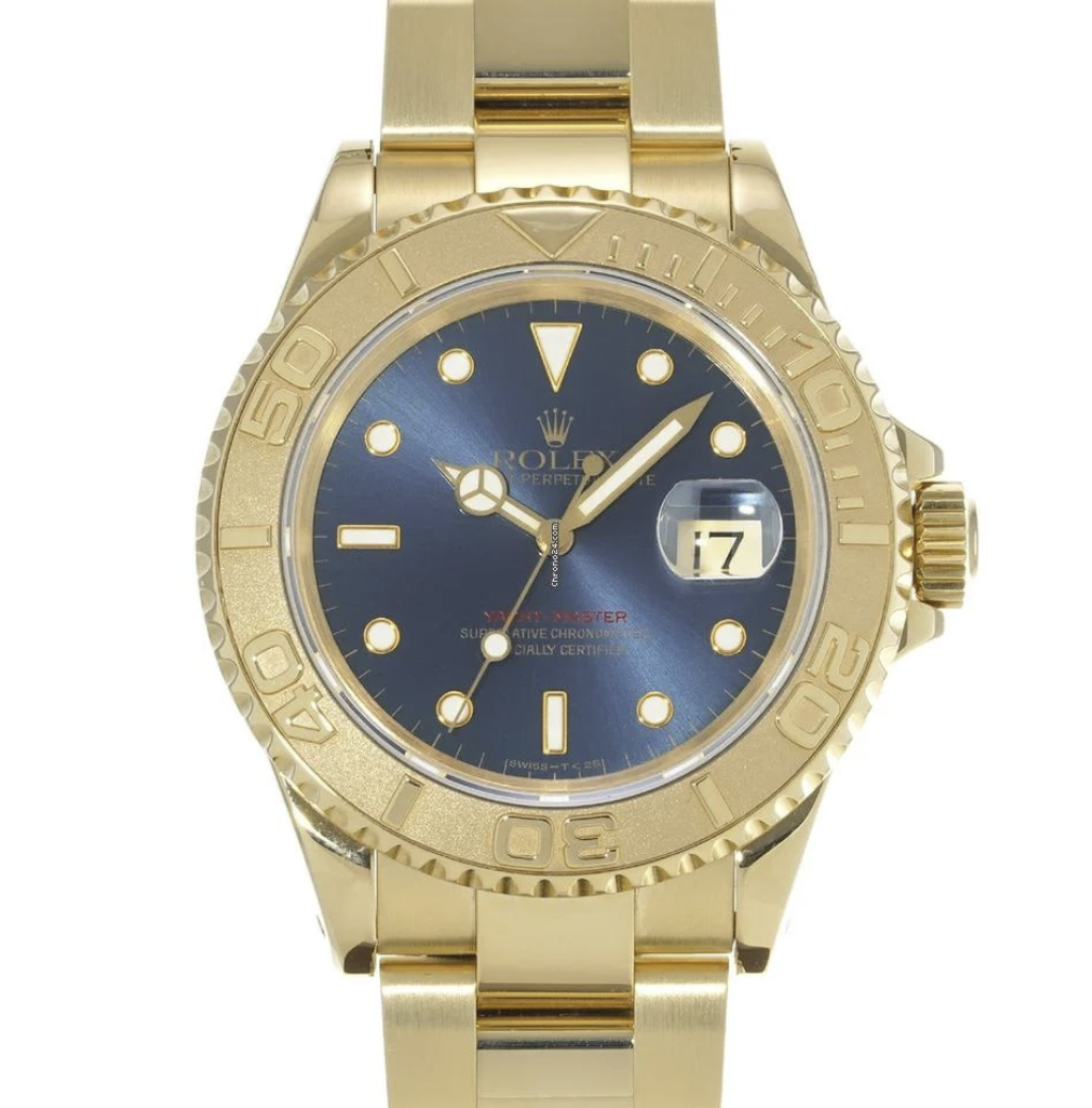 Yacht Master Yellow Gold Blue Dial 40mm 2001