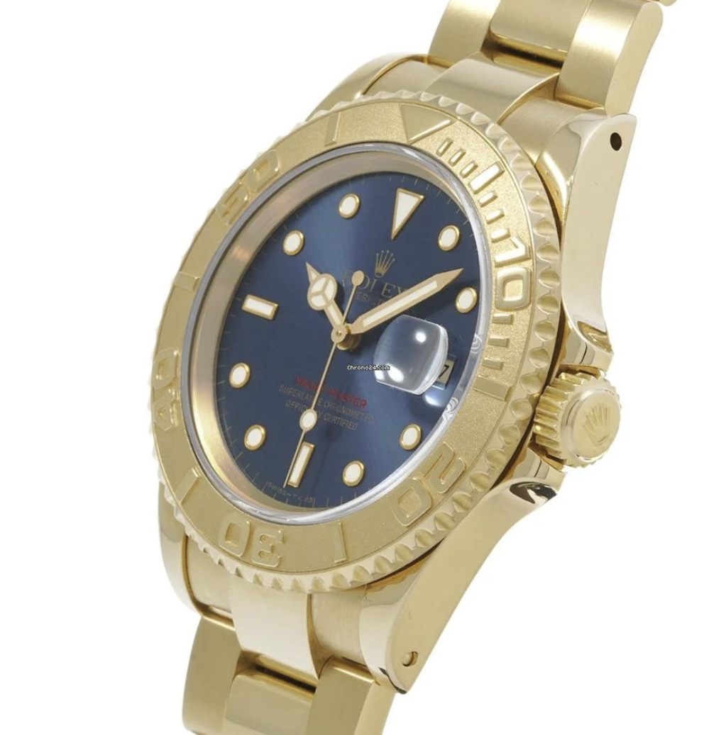 Yacht Master Yellow Gold Blue Dial 40mm 2001