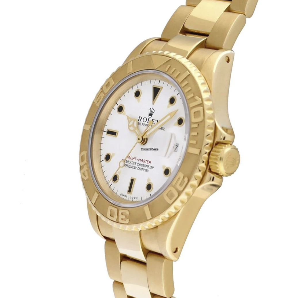 Yacht Master Yellow Gold White Dial 40mm 2001
