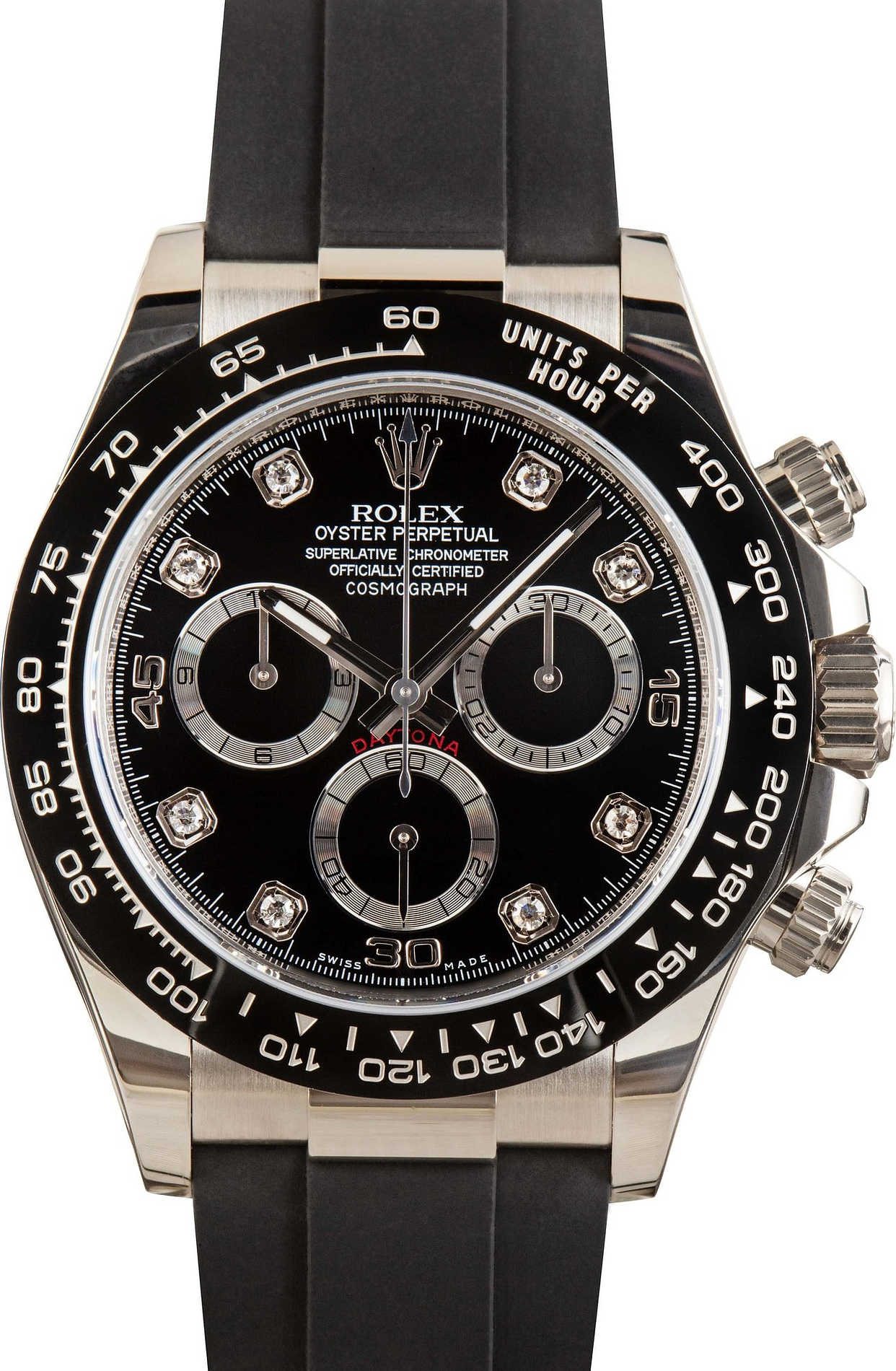 Daytona White Gold Black Diamond Dial 40mm 2020