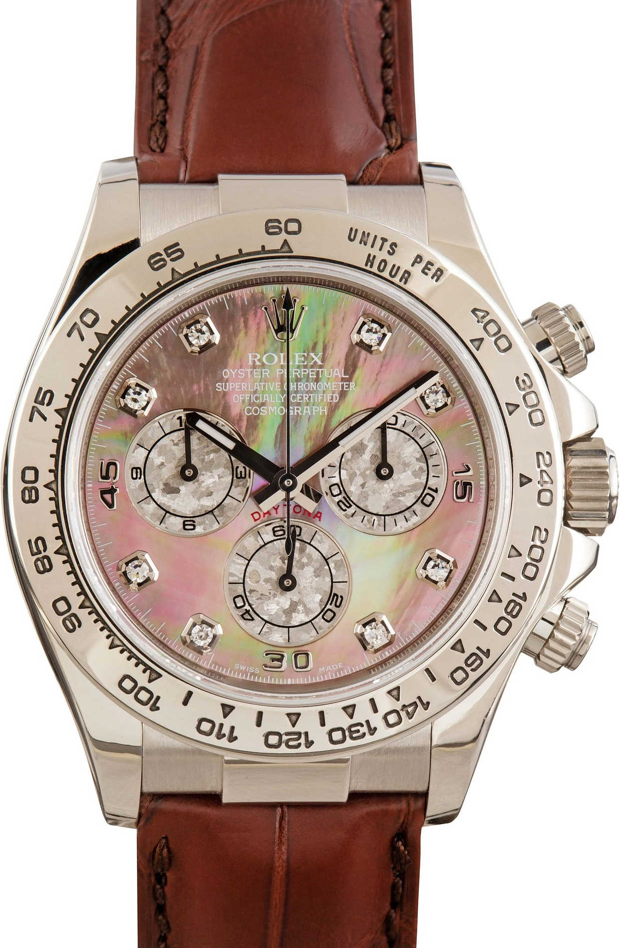 Daytona White Gold Mother of Pearl Dial 40mm 2014