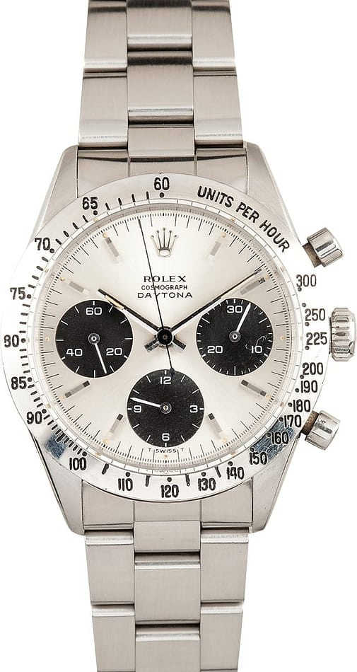 Daytona Steel White Dial Vintage 37mm 1964