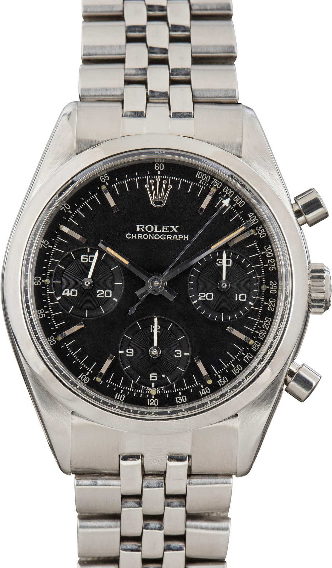 Daytona Steel Black Dial Vintage 36mm 1966
