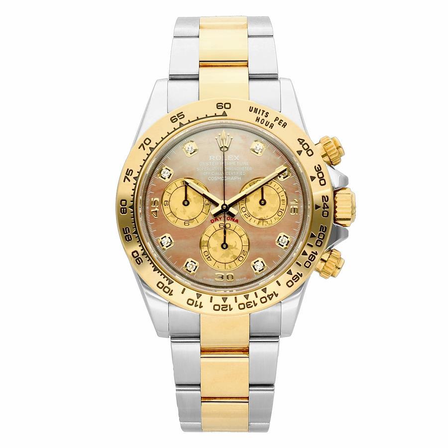 Daytona Yellow Gold Steel Black Shell Dial 40mm 2019