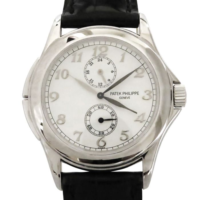 Calatrava Travel time 5134G-001 White Gold 37mm 2002
