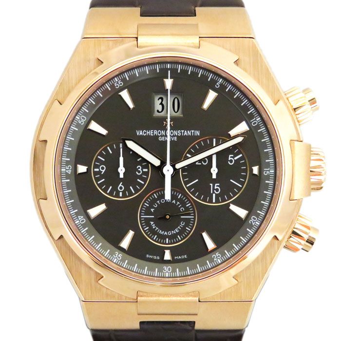 Overseas Chronograph Rose Gold Brown Dial 42mm 2017