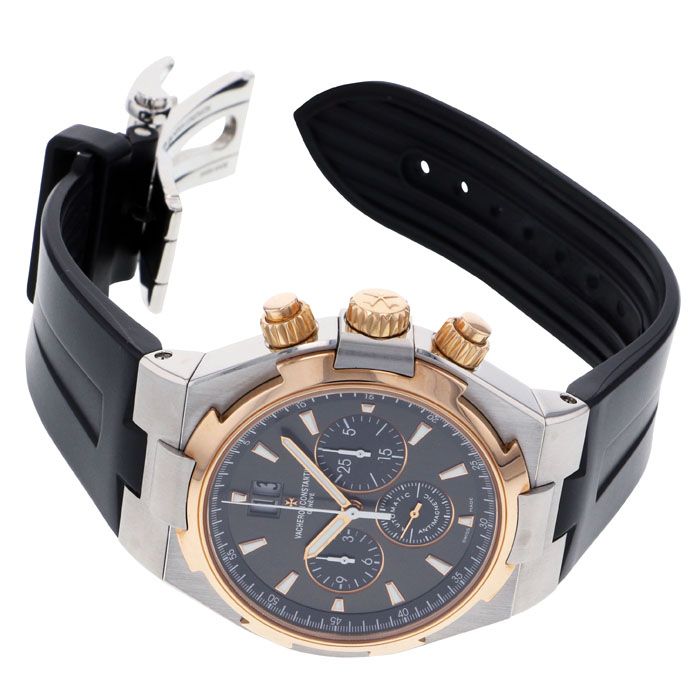 w158519-2 Overseas Chronograph Gold Steel Brown Dial 42mm