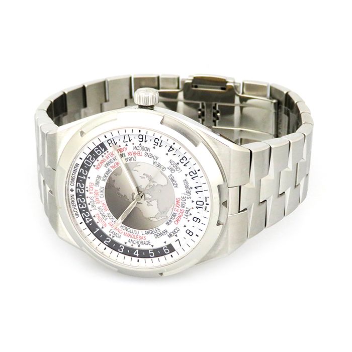 Overseas World Timer Steel Silver Dial 43.5mm 2019